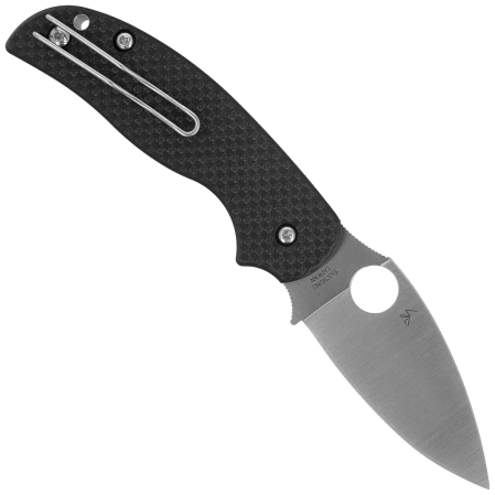 Spyderco Sage 6 Sprint Run Knife Carbon Fiber, Satin CPM S90V by Sal Glesser (C123CFBCLS90VP)