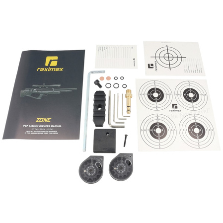 Reximex Zone 5.5mm PCP Air Rifle with Regulator and Sound Moderator