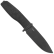 LionSteel Acha Knife Black Burlap Micarta, Black Stonewashed M390 by Molletta (AH B BLB)