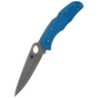Spyderco Endura 4 FRN Blue Flat Ground PlainEdge Knife (C10FPBL)