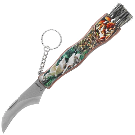 Martinez Albainox Setera 3D Mushroom Knife Madera Wood, Satin 3Cr13MoV (18210)