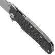 Reate District 9 V2 Knife Bead Blast Titanium/Carbon Fiber, Satin 154CM (9D-V2 TBB SAT)