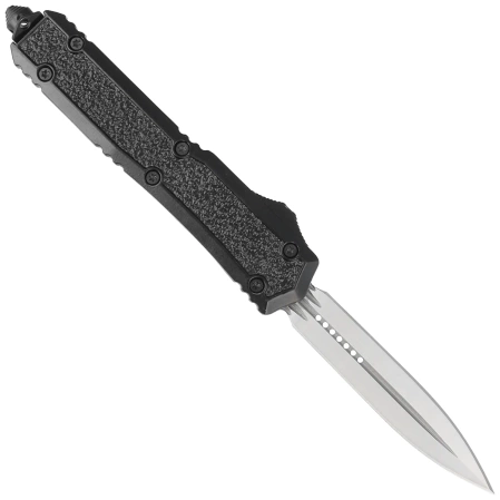 Dulotec OTF Automatic Knife Black Aluminum, Satin 3Cr13MoV (K188A-BK)