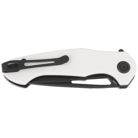 Nóż składany Kubey Dugu Ivory G10, Black Stonewashed 14C28N (KU210G)