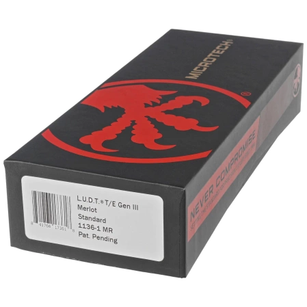 Nóż automatyczny Microtech LUDT Gen III T/E Merlot Aluminium, Black M390MK by Tony Marfione (1136-1MR)