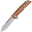 MKM Clap Knife Santos Wood, Satin M390 by Bob Terzuola (MK LS01-S)