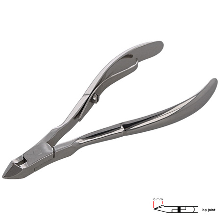 YES Solingen Cuticle Nipper 100mm, Edge 6mm (95632)