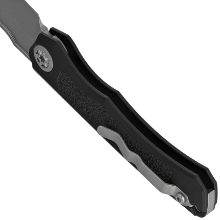 Heretic Wraith V4 Auto Black Aluminum/3M, Bead Blasted MagnaCut Automatic Knife by Tony Marfione Jr. (H002-3A)