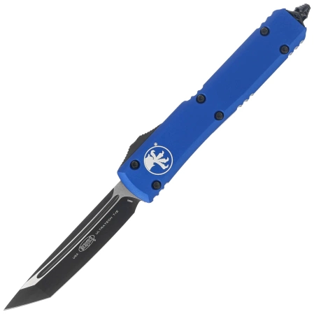 Nóż automatyczny OTF Microtech Ultratech T/E Navy Blue Aluminium, Satin M390 by Tony Marfione (123-1 NA)