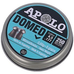 Apolo Domed AirGun Pellets .177 / 4.5 mm, 200 pcs 0.60g/9.0gr (19914)