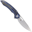 Nóż składany Bestech Ornetta Carbon Fiber / Blue G10, Stonewash / Satin N690 by Kombou (BL02A)