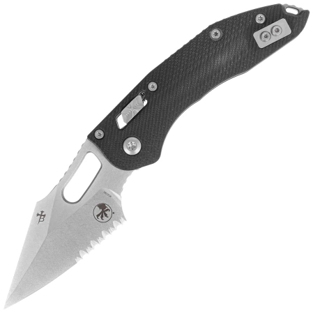 Nóż składany Microtech Stitch Ram-Lok S/E Black Fluted G10, Stonewashed P/S M390MK by Borka Blades and Tony Marfione (169RL-11FLGTBK)
