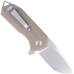 Kubey Campe KU203G Knife Khaki G10, Bead Blasted D2
