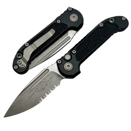 Nóż automatyczny Microtech LUDT Gen III S/E Black Aluminium, Apocalyptic P/S M390MK by Tony Marfione (1135-11AP)