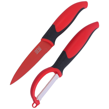 Taylor's Eye Knife Peeler and Peeler Red Set (377800)