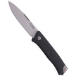 LionSteel Thrill Knife Black Aluminum, Satin M390 by Molletta (TL A BS)
