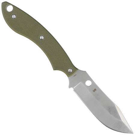 Spyderco STOK Bowie Old Green G10, Satin 8Cr13MoV by Sjoerd Stok knife (FB49GPOD)