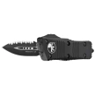 Microtech Mini Troodon D/E Black Aluminium, Black by Tony Marfione (238-1T)