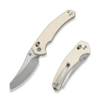 Civivi Sixgill Knife Ivory G10, Satin Nitro-V by Gavko Knives (C24050-2)