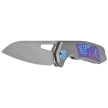 Nóż składany Kubey KB Knives Vagrant Gray Titanium/Timascus, Beadblasted CPM S35VN by Maksim Tkachuk (KB284H)