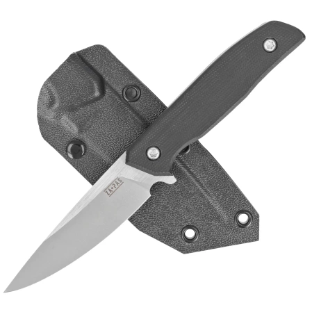 Za-Pas Knives Ambro 2 Black G10, Satin D2 (AM2-SAT-G10-BL)