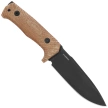 Nóż LionSteel Tactical Natural Canvas Micarta, Black Stonewashed Niolox by Molletta (T5B CVN)