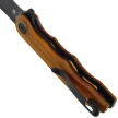 Kubey Knife Mizo Ultem, Black Stonewashed AUS-10 by Tiguass (KU312N)