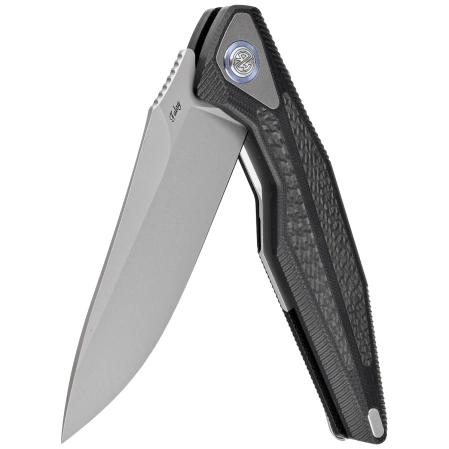 RikeKnife Tulay Integral Black G10/Carbon Fiber, Satin 154CM (RK-TULAY-B/CF)