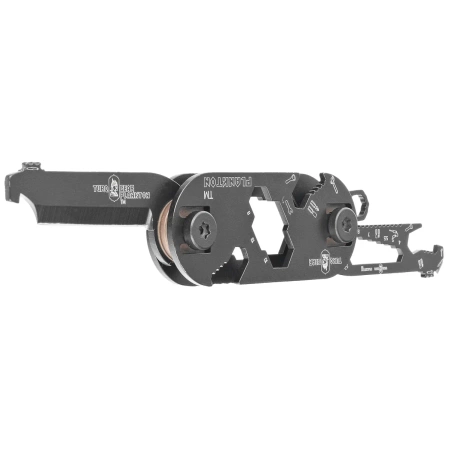 MultiTool Turq Gear Plankton Set (Tool No.1, 2, 3 , 4, 5, Clips, T-25 Torx Bits, System-M srew set, washers) Cerakote Graphite Black Stainless Steel