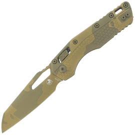 Nóż składany Microtech MSI S/E Ram-Lok Bazooka Camo Green Tri-Grip Polymer, Cerakote Camo M390MK by Tony Marfione (210T-1PMBOC-X9Z10)