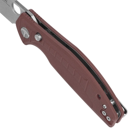 Nóż składany Bestechman Angry Owl Brown G10, Satin/Stonewashed D2 by Keanu Alfaro (BMK12D-1)