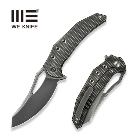 WE Knife Epaulette Titanium, Polished Gray M390 by Gavko Knives (WE24024-4)