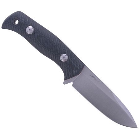 Nóż Muela Bushcraft Black-Blue Micarta, Satin 14C28N CRYO-T (TUAREG-10M)