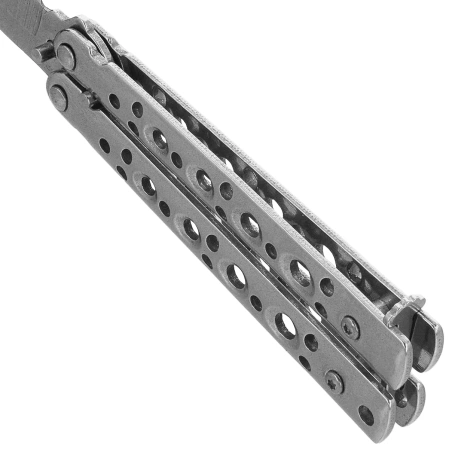Nóż składany motylek Martinez Albainox Balisong Polished Steel, Polished 3Cr13Mov (02224)