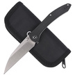 CIVIVI Knife Hadros Black Micarta, Satin Finish by Dylan Mallery (C20004-1)