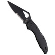 Spyderco Byrd Meadowlark 2 Stainless Black Blade, Combination (BY04BKPS2)