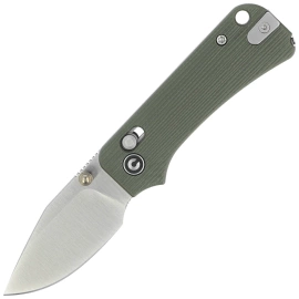 Civivi Baby Banter 2 TG Knife Green G10, Satin 14C28N by Ben Petersen (C24074-1)