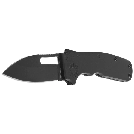 Demko Shark-Cub Stealth Slicer Shark Knife Black Aluminum, DLC CPM 20CV by Andrew Demko (SC-20CV-ALUM-DLC-BLK-SS)