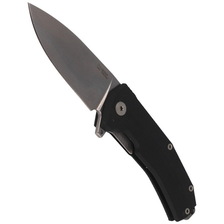 Nóż składany LionSteel KUR Black G10, Stonewashed Sleipner by Molletta (KUR BK)