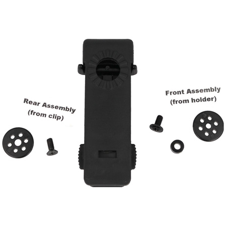 ESP Swiveling Belt / MOLLE Clip 360°, Black (UBC-02)