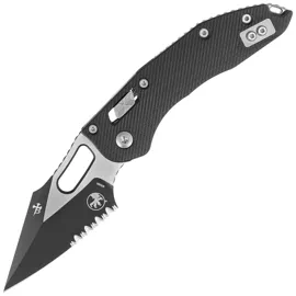 Nóż składany Microtech Stitch Ram-Lok S/E Black Fluted G10, Black P/S M390MK by Sebastijan Berenji and Tony Marfione (169RL-2FLGTBK)