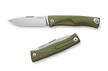 LionSteel Thrill Knife Green Aluminum, Satin M390 by Molletta (TL A GS)