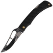 Mikov Crocodile Black ABS Folding Knife, Mirror Finish (243-NH-1/A BLK)