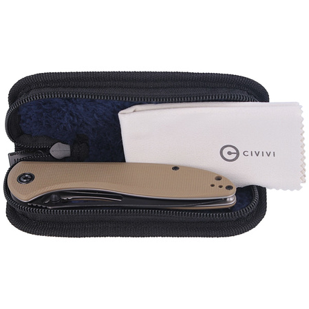 CIVIVI Picaro Tan G10, Black Stonewashed (C916B)