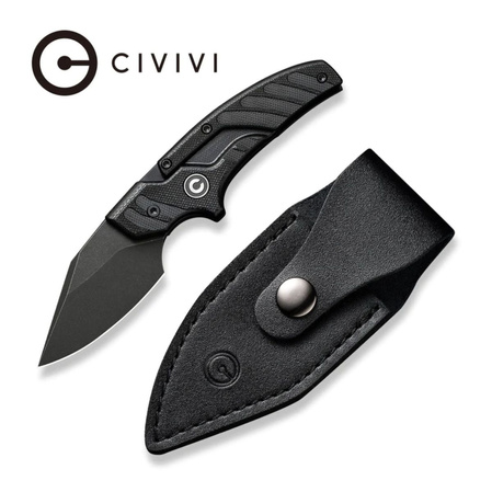 Civivi Knife Typhoeus Black G10, Black Stonewashed 14C28N (C21036-1)