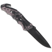 Herbertz Solingen Rescue Knife Camo Optics Aluminium, Black Blade (44068 - 218111)