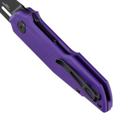 Nóż składany Bestech Toddler Purple G10, Black PVD 14C28N by Maciej Torbé (BG64D)