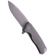 LionSteel ROK Knife Grey Titanium, Satin M390 by Molletta (ROK G)