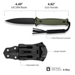 Nóż Civivi Perfrico OD Green G10, Black Stonewashed 14C28N (C23026-2)