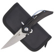 Nóż składany Bestech Vigil Black Titanium, Satin M390 by Kombou (BT2201C)